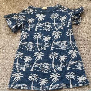Crewcuts size 5 girl’s palm tree dress